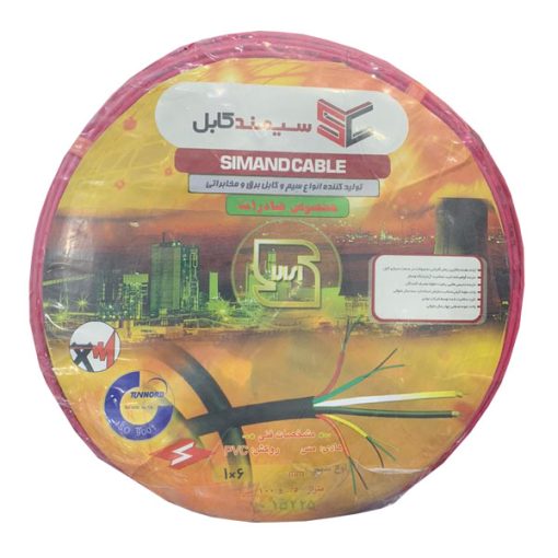 سیم برق افشان 1 در 6 سیمند کد 200